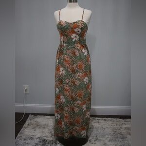 Lily Rose Floral Multicolor Maxi Dress